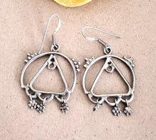 Load image into Gallery viewer, Moroccan Berber Filigree Sterling Silver Dangle Earrings silver 925,Berber Jewelry,sliver Earrings,Dangle &amp; Drop
