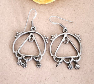 Moroccan Berber Filigree Sterling Silver Dangle Earrings silver 925,Berber Jewelry,sliver Earrings,Dangle & Drop