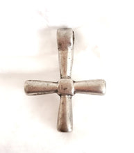 Load image into Gallery viewer, Antique Ethiopian Christian silver cross pendant,Amulet pendant,Genuine old neckcross,Good silver,Boho jewelry
