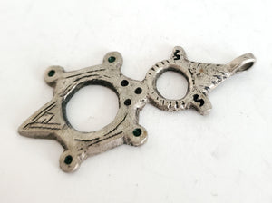 Moroccan handmade Tuareg silver cross pendant, Ethnic Tribal, Tuareg Silver, Sahara jewelry, Ethnic Jewelry, Tribal Jewelry