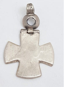 Antique Ethiopian Christian silver cross pendant,ethnic Ethiopian,cross pendant,Orthodox cross, lost wax, great patina, religion