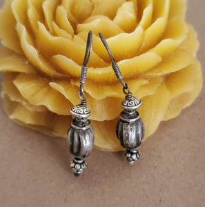 Traditional Old Silver Tuareg hoop earrings Ethnic Tribal,Ethnic Jewelry,sliver Earrings,Dangle & Drop Earrings,Tribal Jewelry,