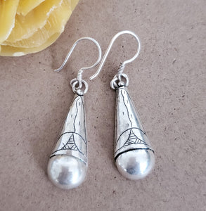 Moroccan Berber Sterling Silver Dangle Earrings silver 925,Berber Jewelry,sliver Earrings,Dangle & Drop Earrings,