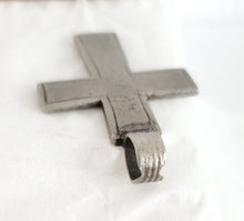 Load image into Gallery viewer, Antique Ethiopian Christian silver cross pendant,Amulet pendant,Genuine old neckcross,Good silver,Boho jewelry
