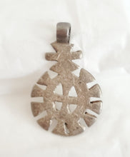 Load image into Gallery viewer, Antique Silver Ethiopian pendant Amulet pendant,Genuine old neckcross ,Good silver,Boho jewelry, Ethiopian jewelry
