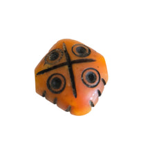 Load image into Gallery viewer, Antique Moroccan 1 Simulated AMBER bead Phenolic resin Antiqued Amber Resin Bead
