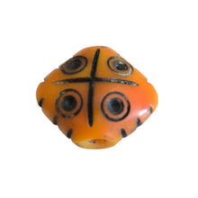 Load image into Gallery viewer, Antique Moroccan 1 Simulated AMBER bead Phenolic resin Antiqued Amber Resin Bead
