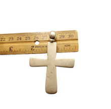 Load image into Gallery viewer, Antique Ethiopian Coptic Christian Cross Maria Theresa silver coin Pendant 
