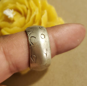 Antique Silver Ethiopian Wedding Ring size 7 tribal jewelry Hand Crafted, Silver, Ethnic Jewelry, Tribal Jewelry