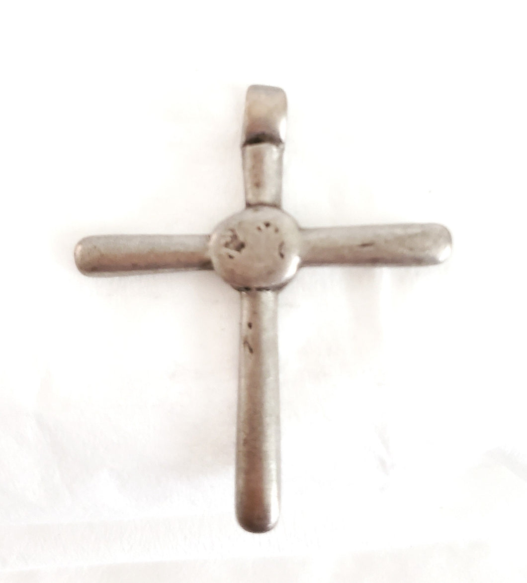 Antique Ethiopian Christian silver cross pendant,Amulet pendant,Genuine old neckcross,Good silver,Boho jewelry