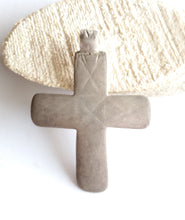 Load image into Gallery viewer, Antique Silver Ethiopian Orthodox Coptic Cross pendant,Maria Theresa ,silver coin, Cross Pendant,Ethnic Tribal,Handmade Jewelry
