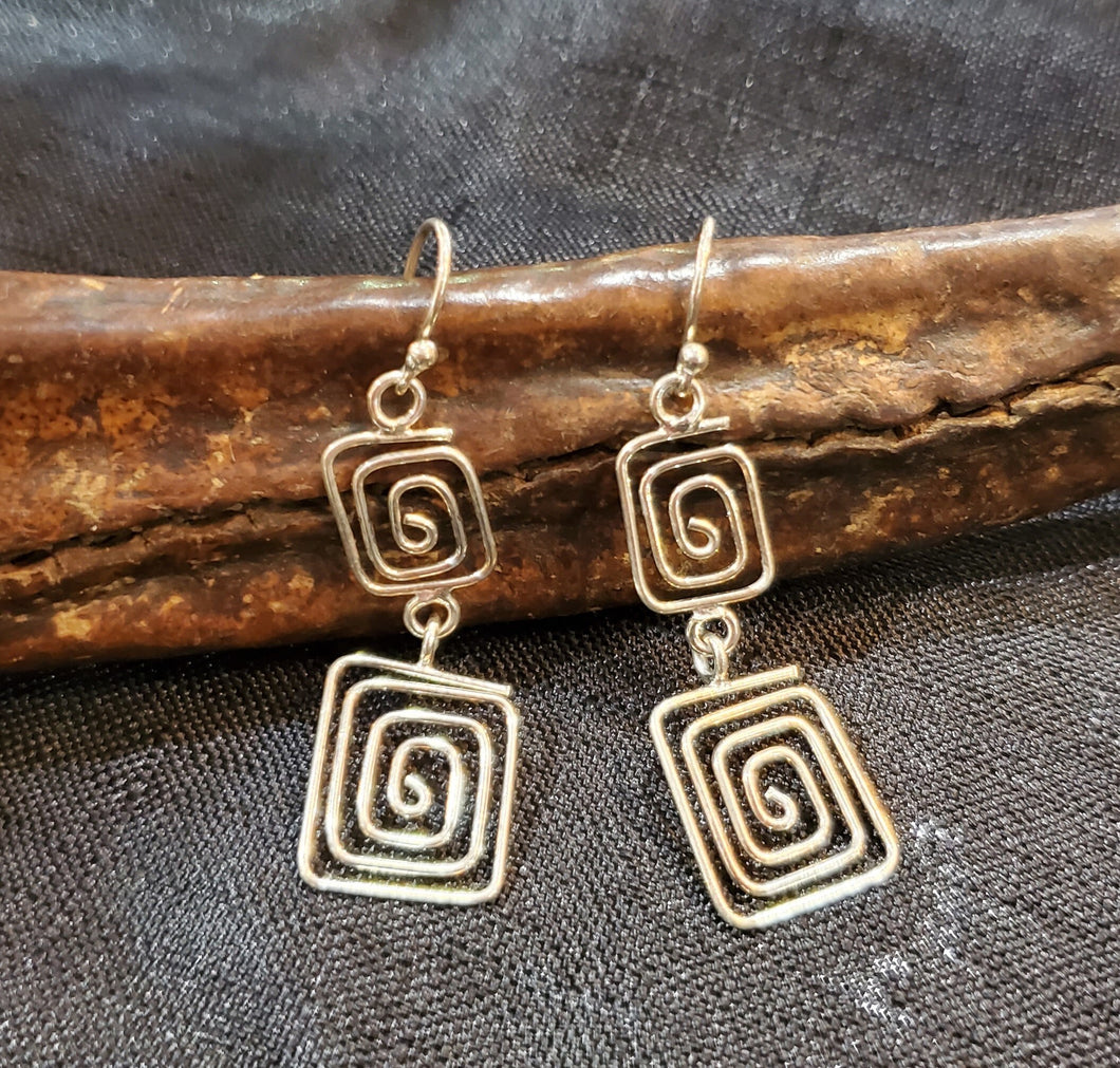 spiral of life Moroccan silver Earrings Ethnic Tribal,sterling 925,Earrings,spiral Earrings,Minimalist Earrings,Berber Earrings