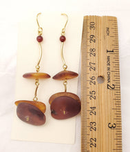 Load image into Gallery viewer, Baltic amber Earrings ,Dangle &amp; Drop Earrings, Natural Baltic amber, Polished amber, Genuine amber, Amber beads, Gemstone earrings
