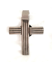 Load image into Gallery viewer, Antique Ethiopian Christian silver cross pendant,Amulet pendant,Genuine old neckcross,Good silver,Boho jewelry
