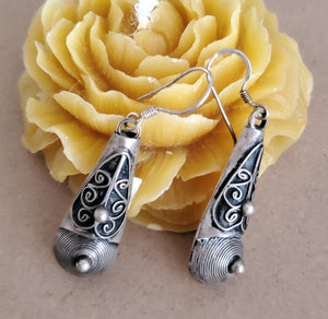 Moroccan Berber Sterling Silver Dangle Earrings silver 925,Berber Jewelry,sliver Earrings,Dangle & Drop Earrings,