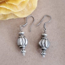 Load image into Gallery viewer, Traditional Old Silver Tuareg hoop earrings Ethnic Tribal,Ethnic Jewelry,sliver Earrings,Dangle &amp; Drop Earrings,Tribal Jewelry,
