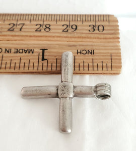 Antique Ethiopian Christian silver cross pendant,Amulet pendant,Genuine old neckcross,Good silver,Boho jewelry