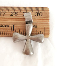 Load image into Gallery viewer, Antique Ethiopian Christian silver cross pendant,Amulet pendant,Genuine old neckcross,Good silver,Boho jewelry
