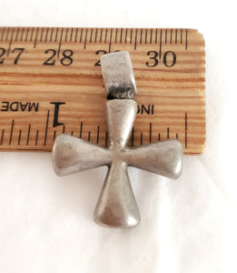 Antique Ethiopian Christian silver cross pendant,Amulet pendant,Genuine old neckcross,Good silver,Boho jewelry