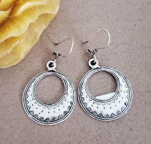 Moroccan Berber Filigree Sterling Silver Dangle Earrings silver 925,Berber Jewelry,sliver Earrings,Dangle & Drop Earrings,