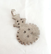 Load image into Gallery viewer, Antique Unique Ethiopian Christian silver pendant,Christian silver,Antique Pendant, Ethnic Tribal,Handmade,Ethiopian Jewelry
