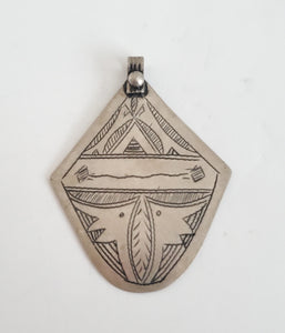 Berber Sahara Pendant 925 Silver Moroccan , Ethnic Tribal, silver Pendant, Berber Jewelry, Moroccan Pendant, Talisman Pendant