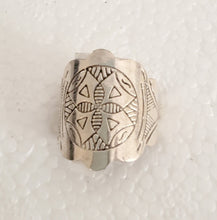 Load image into Gallery viewer, Moroccan Hand Made sterling silver 925 Berber Ring size 7.5,Ethnic Rings ,Tribal Jewelry, Moroccan Rings, Berber Jewelry
