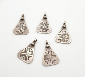 unique Moroccan Berber silver spiral of life Pendants, Hand Crafted Silver, Ethnic Tribal Jewelry, Jewelry Making