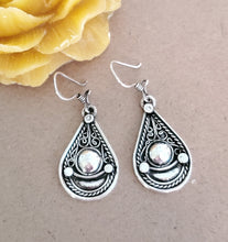 Load image into Gallery viewer, Traditional Old Silver Tuareg hoop earrings Ethnic Tribal,Ethnic Jewelry,sliver Earrings,Dangle &amp; Drop Earrings,Tribal Jewelry,
