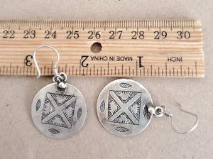 Moroccan Berber Sterling Silver Dangle Earrings silver 925,Berber Jewelry,sliver Earrings,Dangle & Drop Earrings,