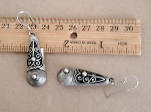 Moroccan Berber Sterling Silver Dangle Earrings silver 925,Berber Jewelry,sliver Earrings,Dangle & Drop Earrings,