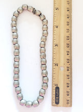 Load image into Gallery viewer, Antique Ethiopian strand of silver Heishi Anklet 1930s
