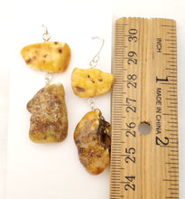 Load image into Gallery viewer, Baltic amber Earrings ,Dangle &amp; Drop Earrings, Natural Baltic amber, Polished amber, Genuine amber, Amber beads, Gemstone earrings
