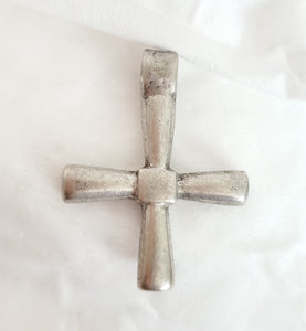 Antique Ethiopian Christian silver cross pendant,Amulet pendant,Genuine old neckcross,Good silver,Boho jewelry