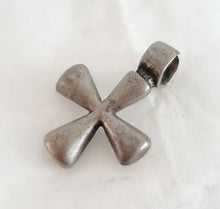 Load image into Gallery viewer, Antique Ethiopian Christian silver cross pendant,Amulet pendant,Genuine old neckcross,Good silver,Boho jewelry
