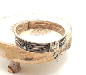 Antique Silver Moroccan Tiznit Berber Bracelet, ethnic tribal, tribal bracelets,Moroccan jewelry, ethnic jewelry, Tuareg bracelets