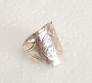 Moroccan Hand Made sterling silver 925 Berber Ring size 7.5,Ethnic Rings ,Tribal Jewelry, Moroccan Rings, Berber Jewelry