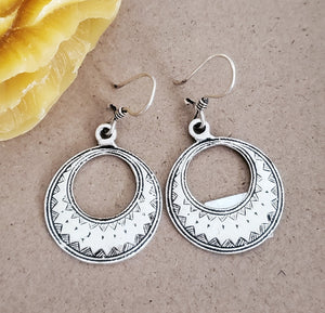 Moroccan Berber Filigree Sterling Silver Dangle Earrings silver 925,Berber Jewelry,sliver Earrings,Dangle & Drop Earrings,