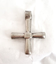 Load image into Gallery viewer, Antique Ethiopian Christian silver cross pendant,Amulet pendant,Genuine old neckcross,Good silver,Boho jewelry
