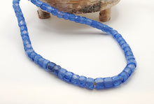 Load image into Gallery viewer, Rare Long Strands of Antique Bohemian Russian Blues Beads from ,late 19th centuries ,African Trade Beads

