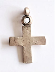 Antique Ethiopian Coptic Christian Cross Maria Theresa silver coin Pendant , Cross Pendant,Ethnic Tribal,Ethiopian Jewelry