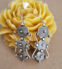 Load image into Gallery viewer, Moroccan Berber Sterling Silver Dangle Earrings silver 925,Berber Jewelry,sliver Earrings,Dangle &amp; Drop Earrings,
