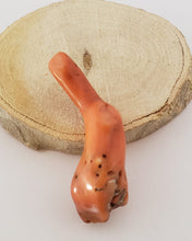 Load image into Gallery viewer, Antique Berber Red Coral Branch Bead: Morocco Ethnic Jewelry (20gr)
