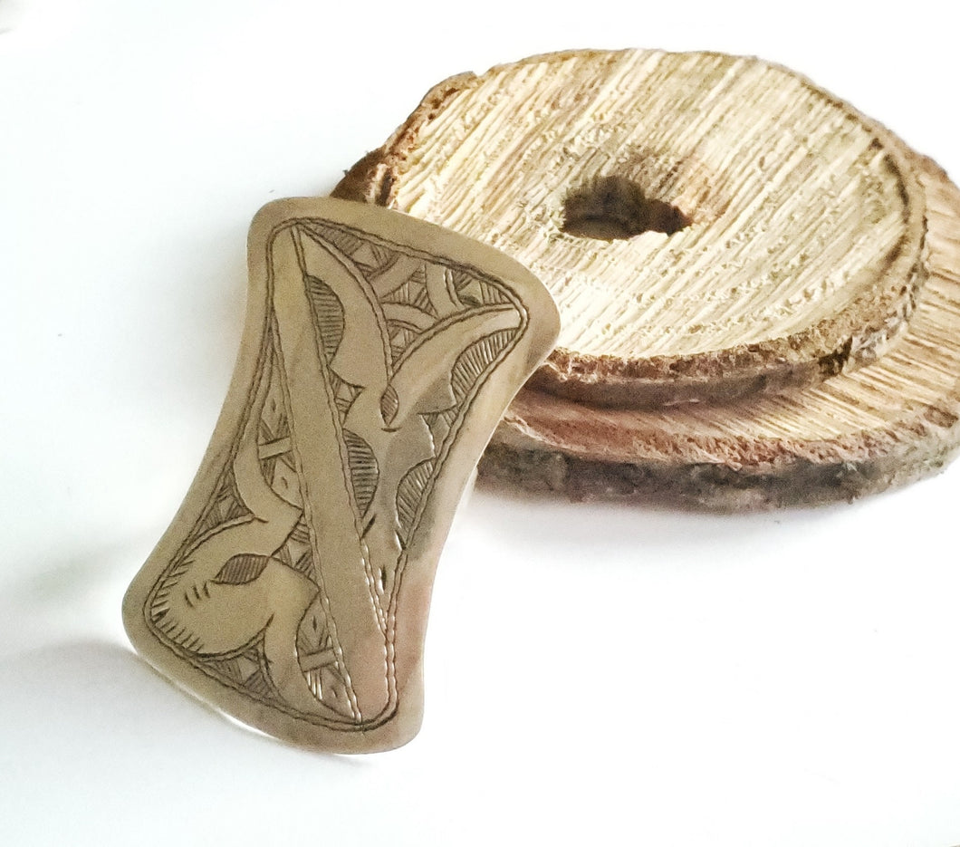 Handmade Sterling Silver Berber Ring: Moroccan Tribal Jewelry, Size 11.5