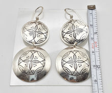 Load image into Gallery viewer, Moroccan Berber Sterling Silver Filigree Dangle Earrings
