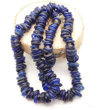 Load image into Gallery viewer, Rare 19th Century Dutch Blue Glass Trade Beads: 34&quot; Antique Strand
