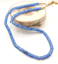 Load image into Gallery viewer, Rare Long Strands of Antique Bohemian Russian Blues Beads from ,late 19th centuries ,African Trade Beads
