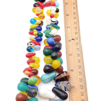 Load image into Gallery viewer, Antique African Wedding Beads: Mali Bohemian Mixed Strand, 24&quot;
