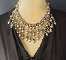 Load image into Gallery viewer, Antique Ethiopian Silver Fertility Bead Necklace: Tribal Jewelry
