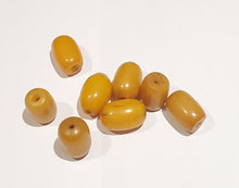 Load image into Gallery viewer, Antique African Ethiopian 1 Simulated AMBER beads Phenolic resin

